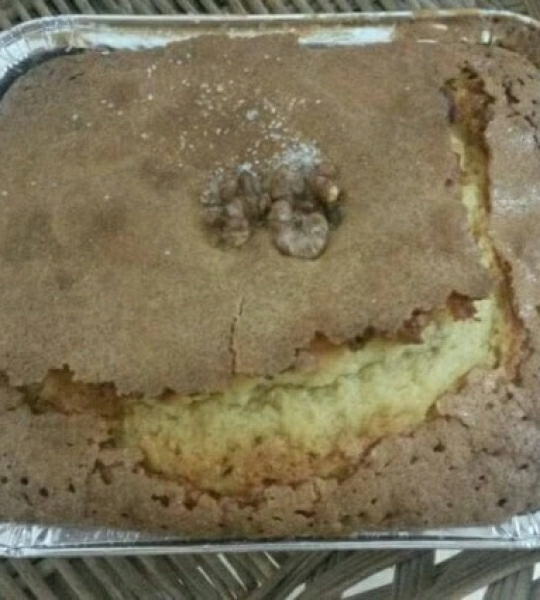 Bica mantecada con nueces