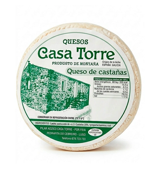 Queso fresco de castañas Casa Torre