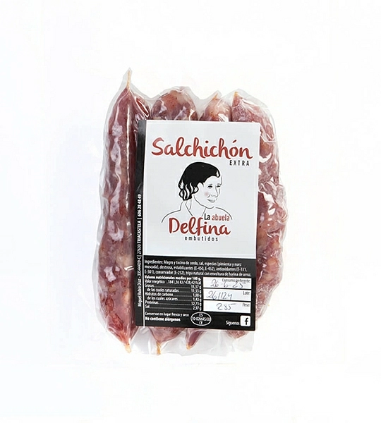 Salchichón curado artesano la Abuela Delfina