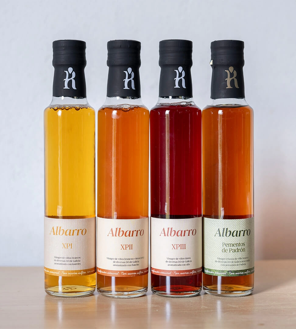 Pack de 4 vinagres Albarro xp